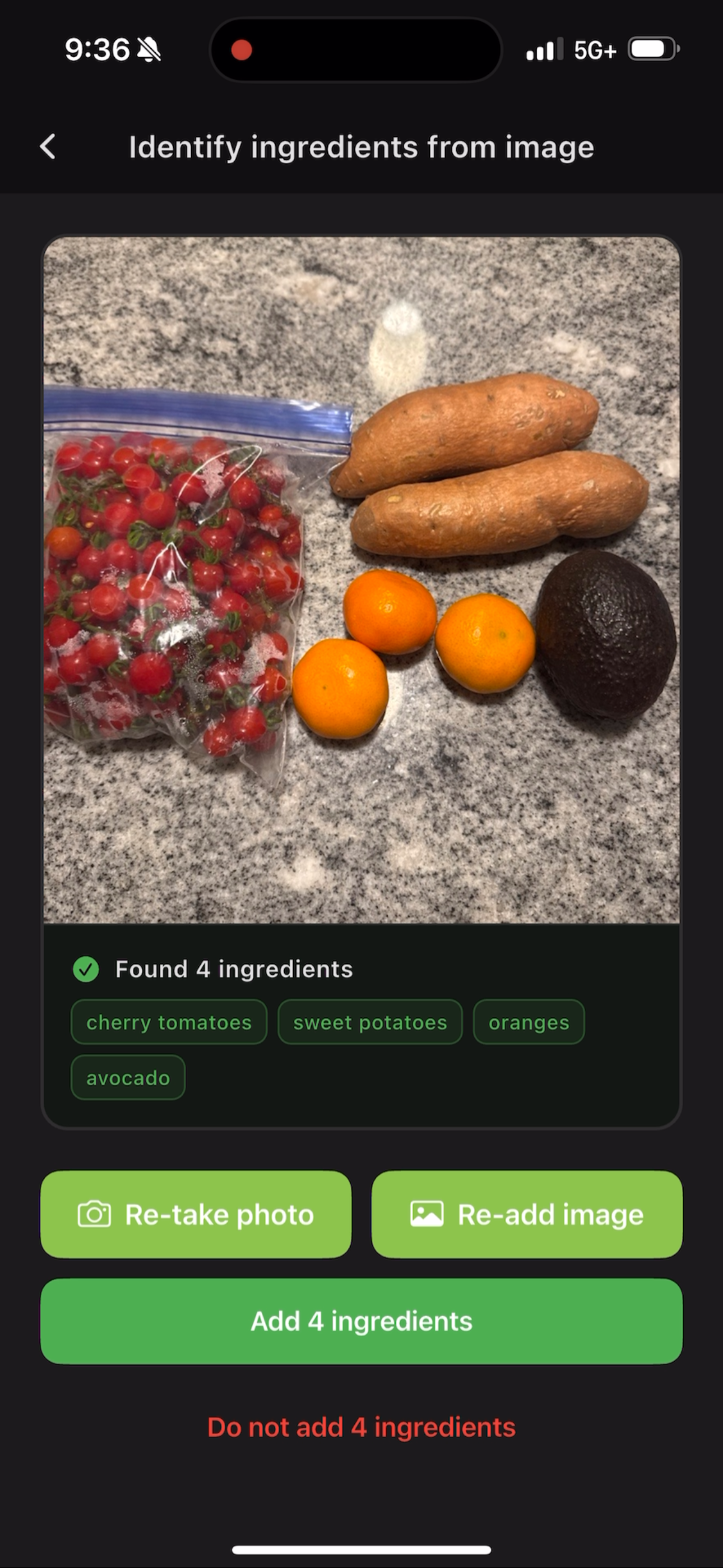 Ingredient Scanner